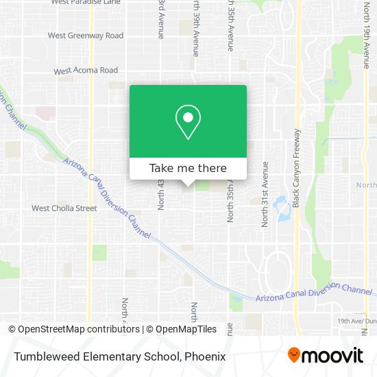 Mapa de Tumbleweed Elementary School