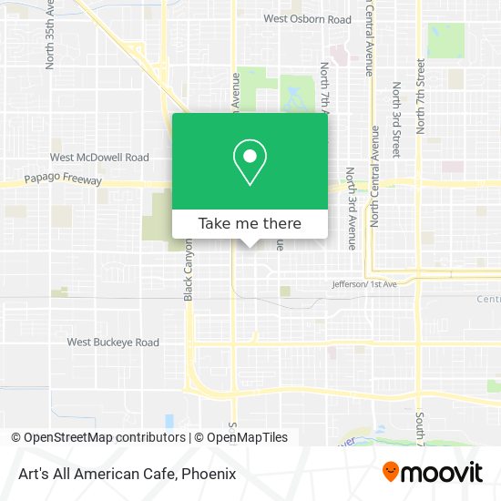 Art's All American Cafe map