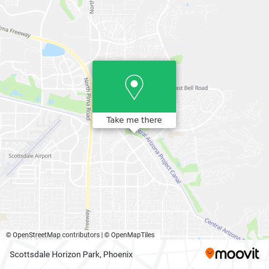 Scottsdale Horizon Park map