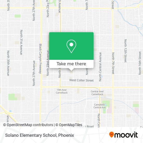 Solano Elementary School map