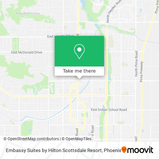 Embassy Suites by Hilton Scottsdale Resort map