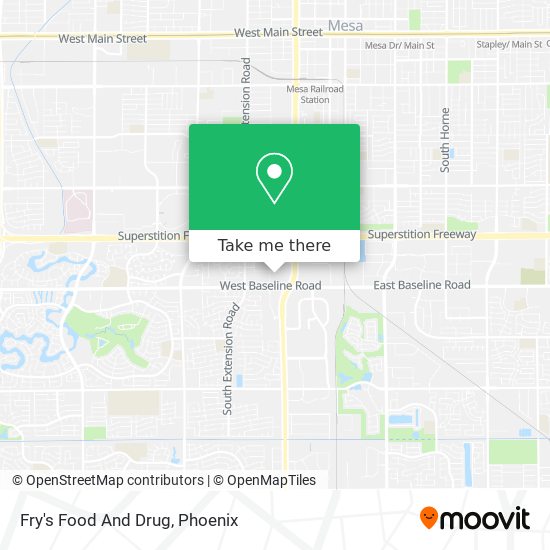 Fry's Food And Drug map