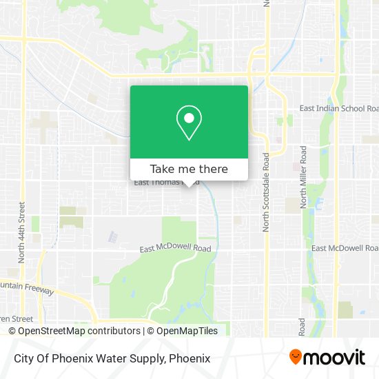 City Of Phoenix Water Supply map