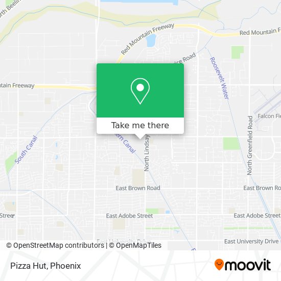 Pizza Hut map