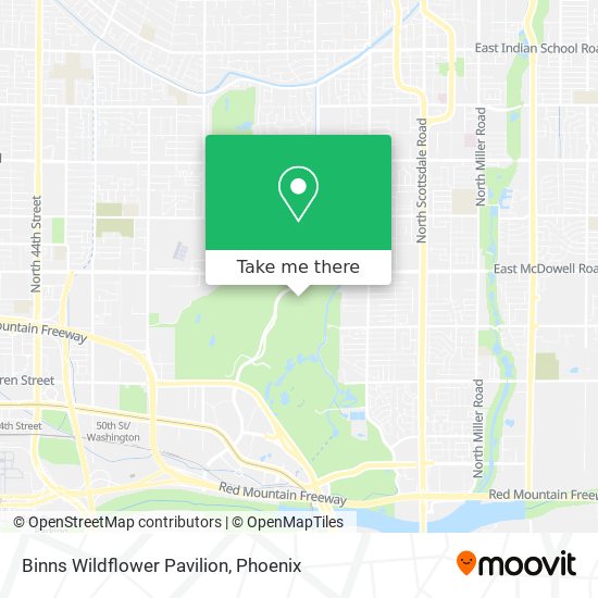 Mapa de Binns Wildflower Pavilion