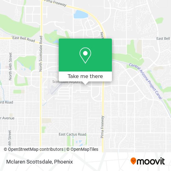 Mclaren Scottsdale map