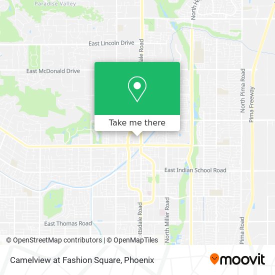 Camelview at Fashion Square map