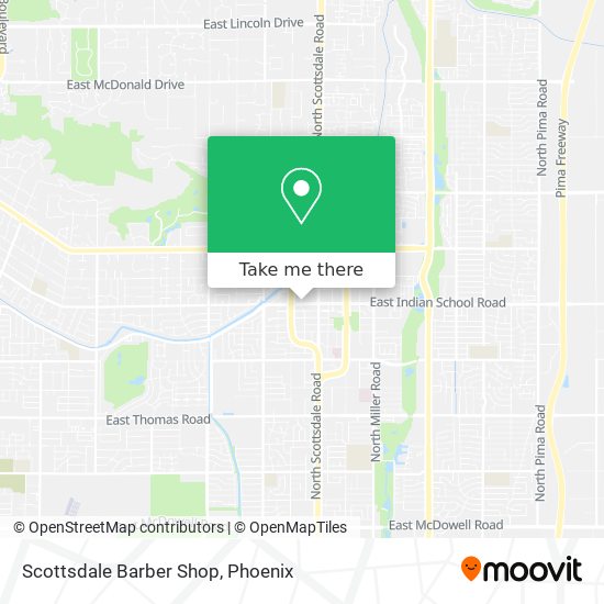 Scottsdale Barber Shop map