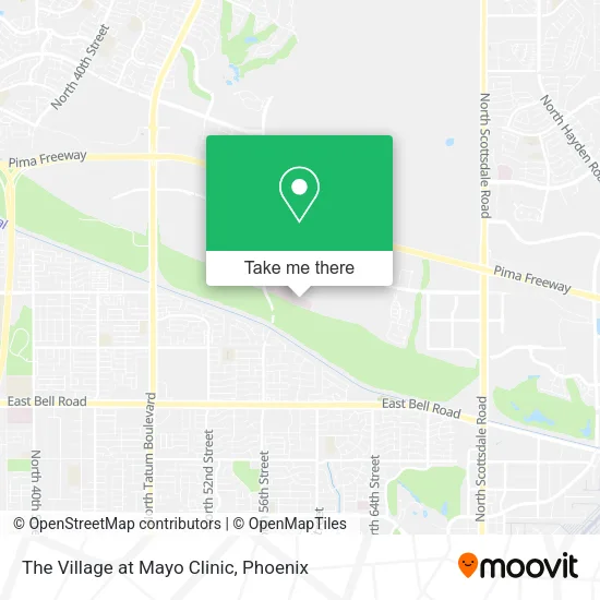 The Village at Mayo Clinic map