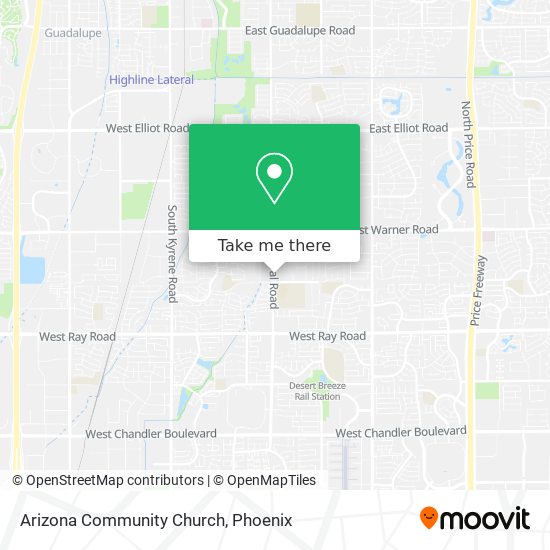 Mapa de Arizona Community Church