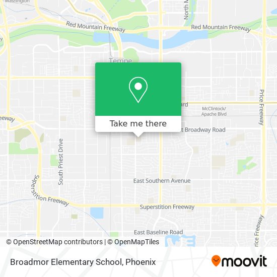 Mapa de Broadmor Elementary School