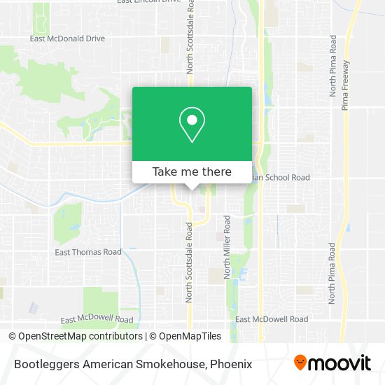 Bootleggers American Smokehouse map