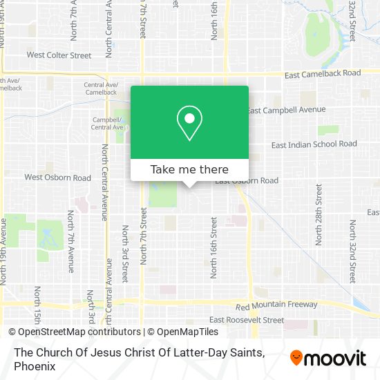 The Church Of Jesus Christ Of Latter-Day Saints map