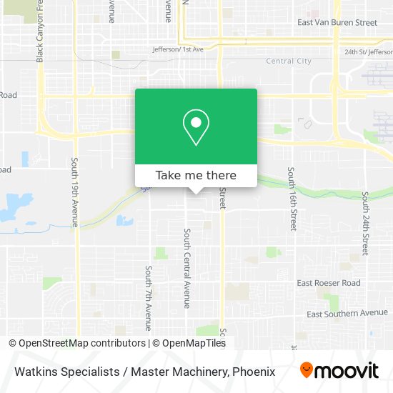 Mapa de Watkins Specialists / Master Machinery