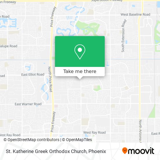 St. Katherine Greek Orthodox Church map