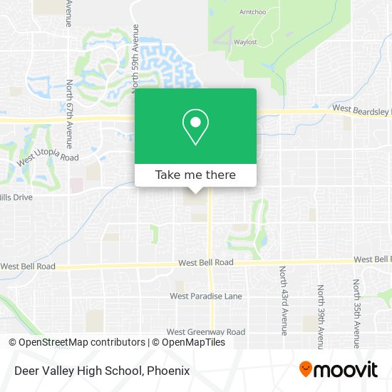 Deer Valley High School map