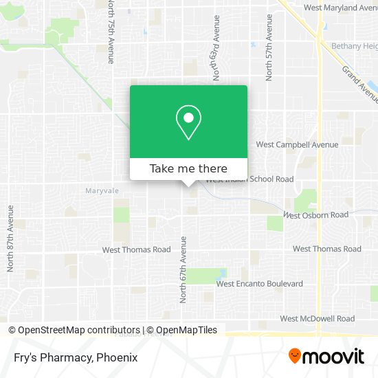 Mapa de Fry's Pharmacy