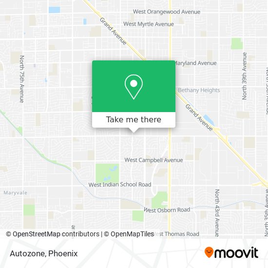 Autozone map