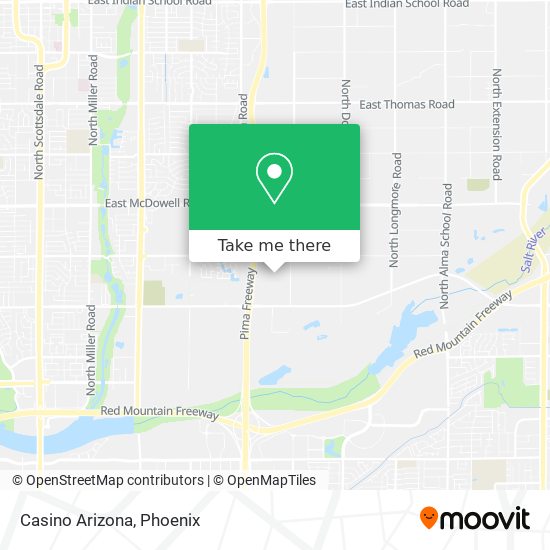 Mapa de Casino Arizona