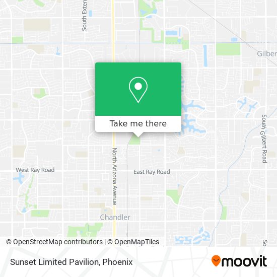 Mapa de Sunset Limited Pavilion