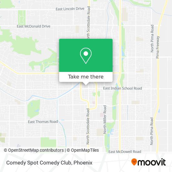 Mapa de Comedy Spot Comedy Club