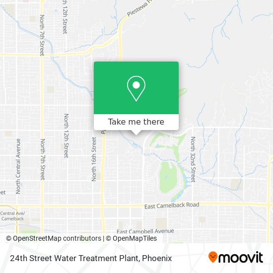 24th Street Water Treatment Plant map