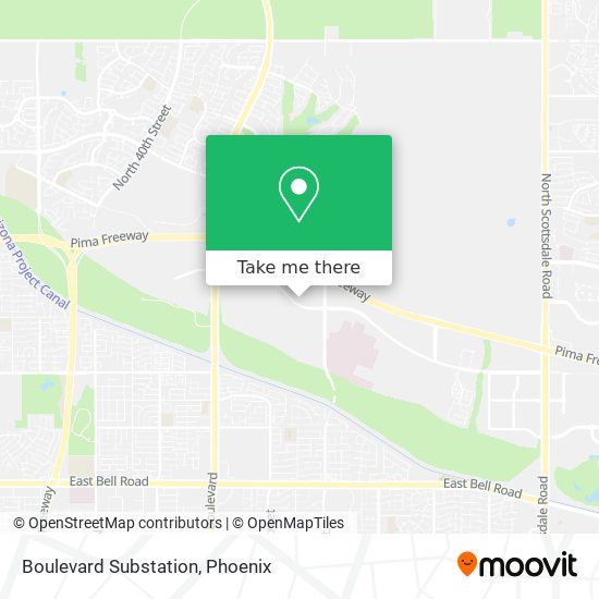 Mapa de Boulevard Substation