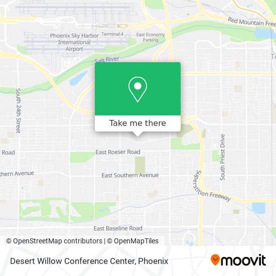 Desert Willow Conference Center map