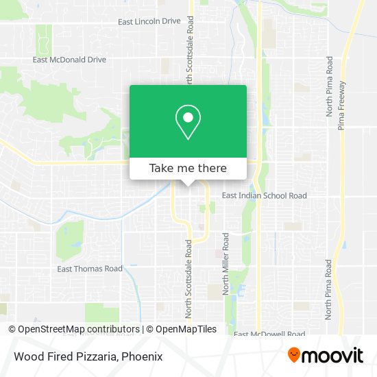 Wood Fired Pizzaria map