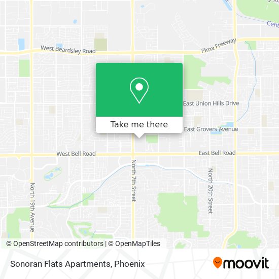 Sonoran Flats Apartments map