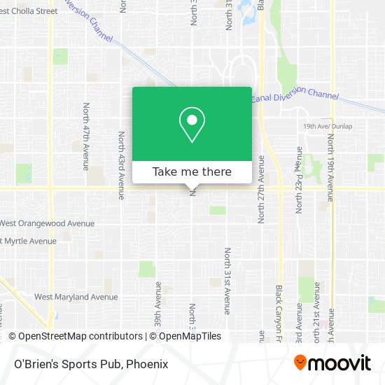 O'Brien's Sports Pub map