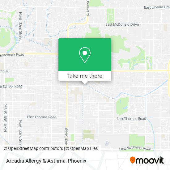 Arcadia Allergy & Asthma map