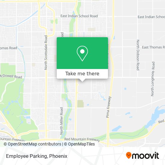 Employee Parking map