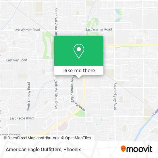 American Eagle Outfitters map