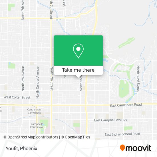 Youfit map