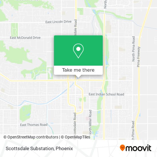 Scottsdale Substation map