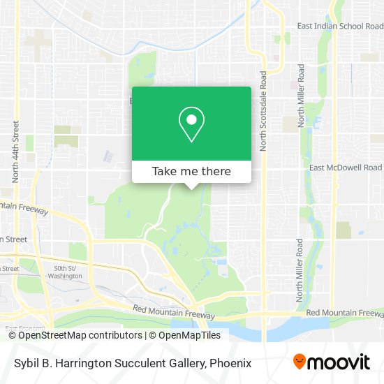 Sybil B. Harrington Succulent Gallery map
