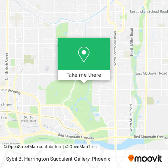 Sybil B. Harrington Succulent Gallery map