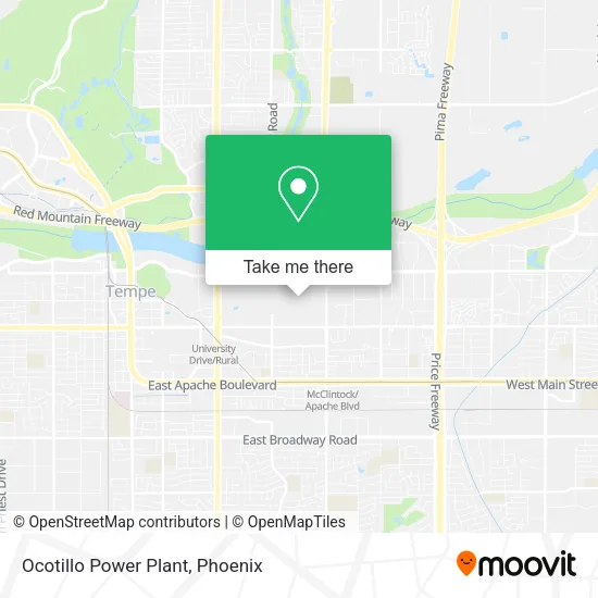 Ocotillo Power Plant map