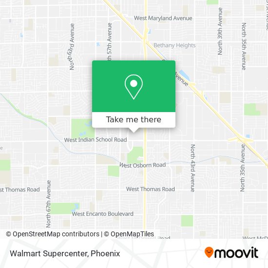 Walmart Supercenter map