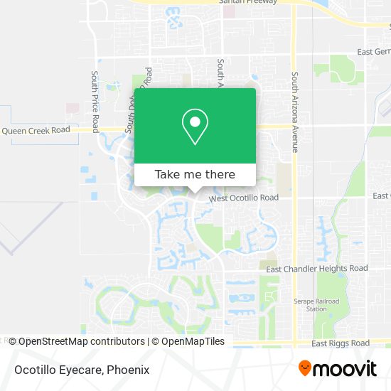 Ocotillo Eyecare map