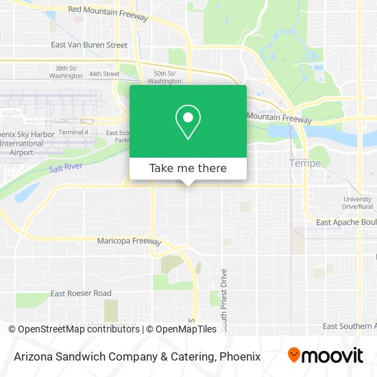 Mapa de Arizona Sandwich Company & Catering