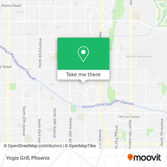 Yogis Grill map