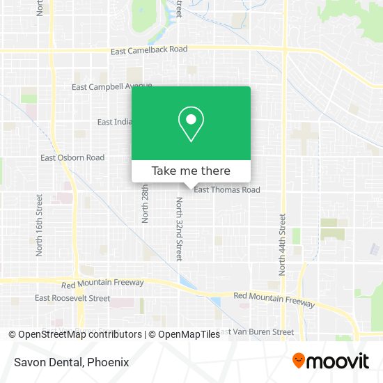 Savon Dental map