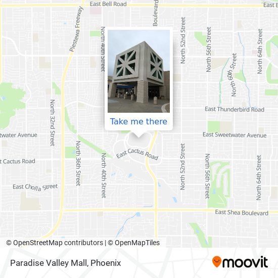 Paradise Valley Mall map