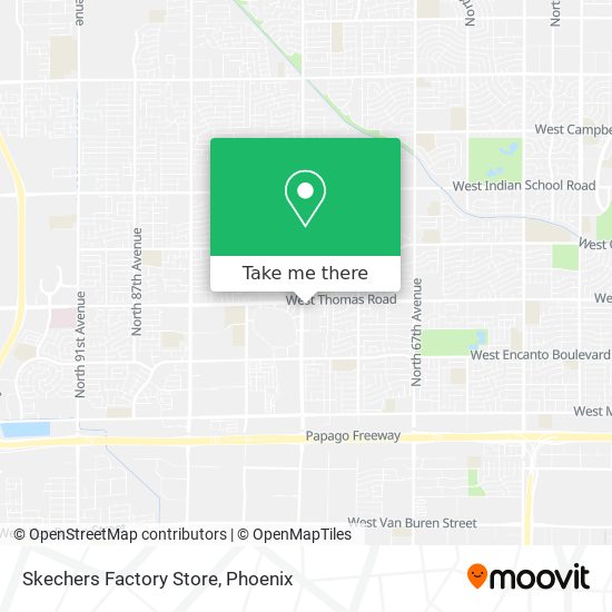 Mapa de Skechers Factory Store