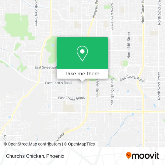 Church's Chicken map