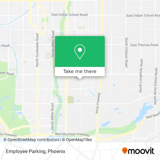 Employee Parking map