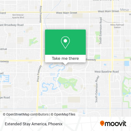 Extended Stay America map