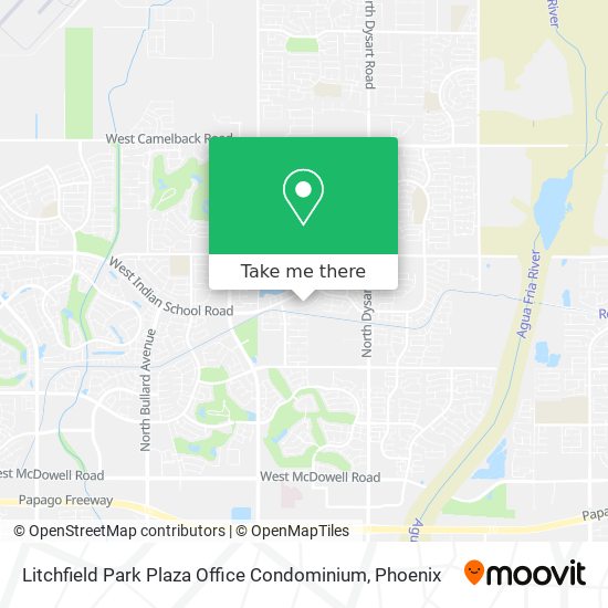 Litchfield Park Plaza Office Condominium map